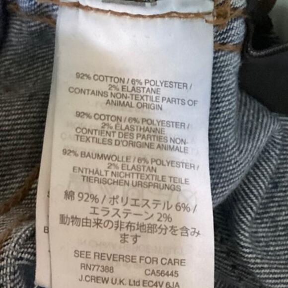 Madewell Blue Medium Wash Distressed Ankle Denim High Rise Skinny Jeans Size 26 - Picture 5 of 6